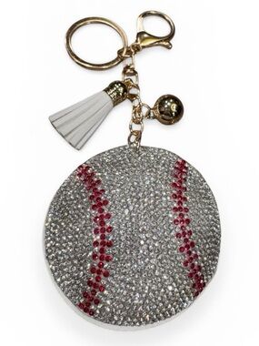 Baseball Bag Charm Keychain